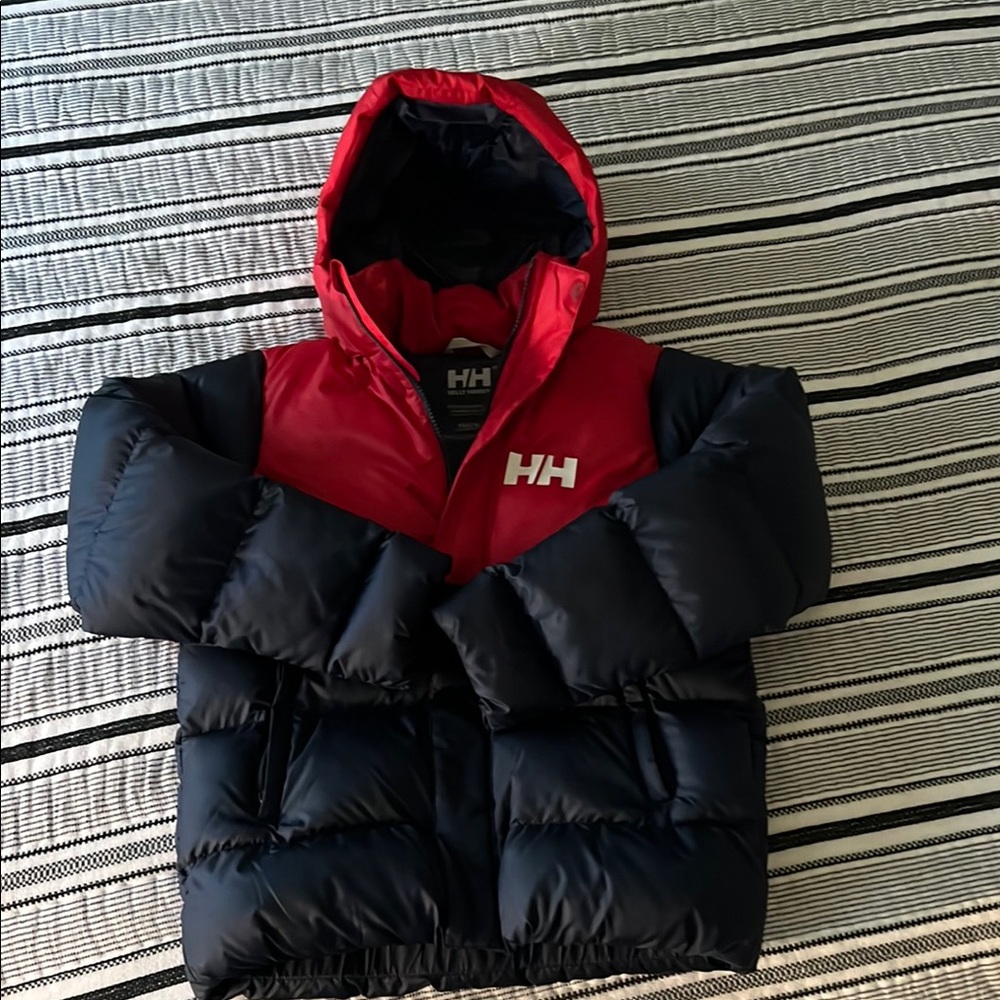Helly Hansen Black and Red Hooded Jacket